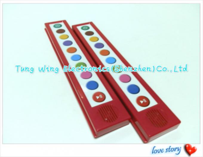 6 Button Apple Toy Sound Module For Baby Sound Book , Indoor toy sound box