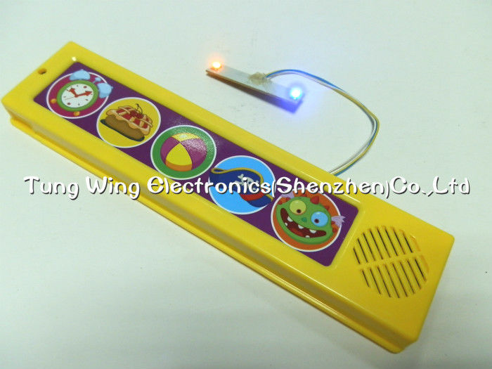 funny monster 5 push button sound module with 2 led for sound board