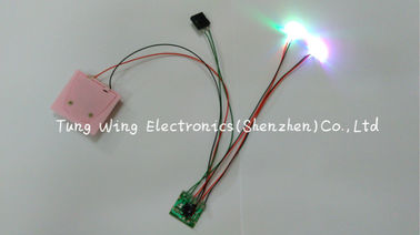 Beautiful Lights Toy Sound Module 2 Colorful LED And 1 Button Flashing Module