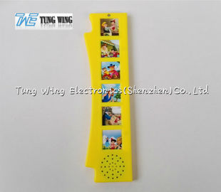 Plastic Yellow 6 Button Sound Board Used In Story Kids Sound Books