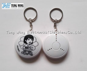 ABS Music Keychain , Music Keyring 2D 3D Process With Customized Logo / Sound